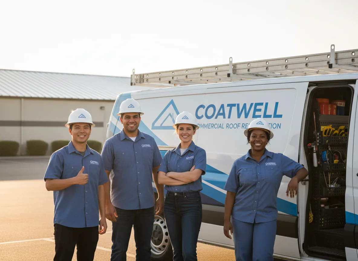 Commercial roof coating company in Raymond, ME